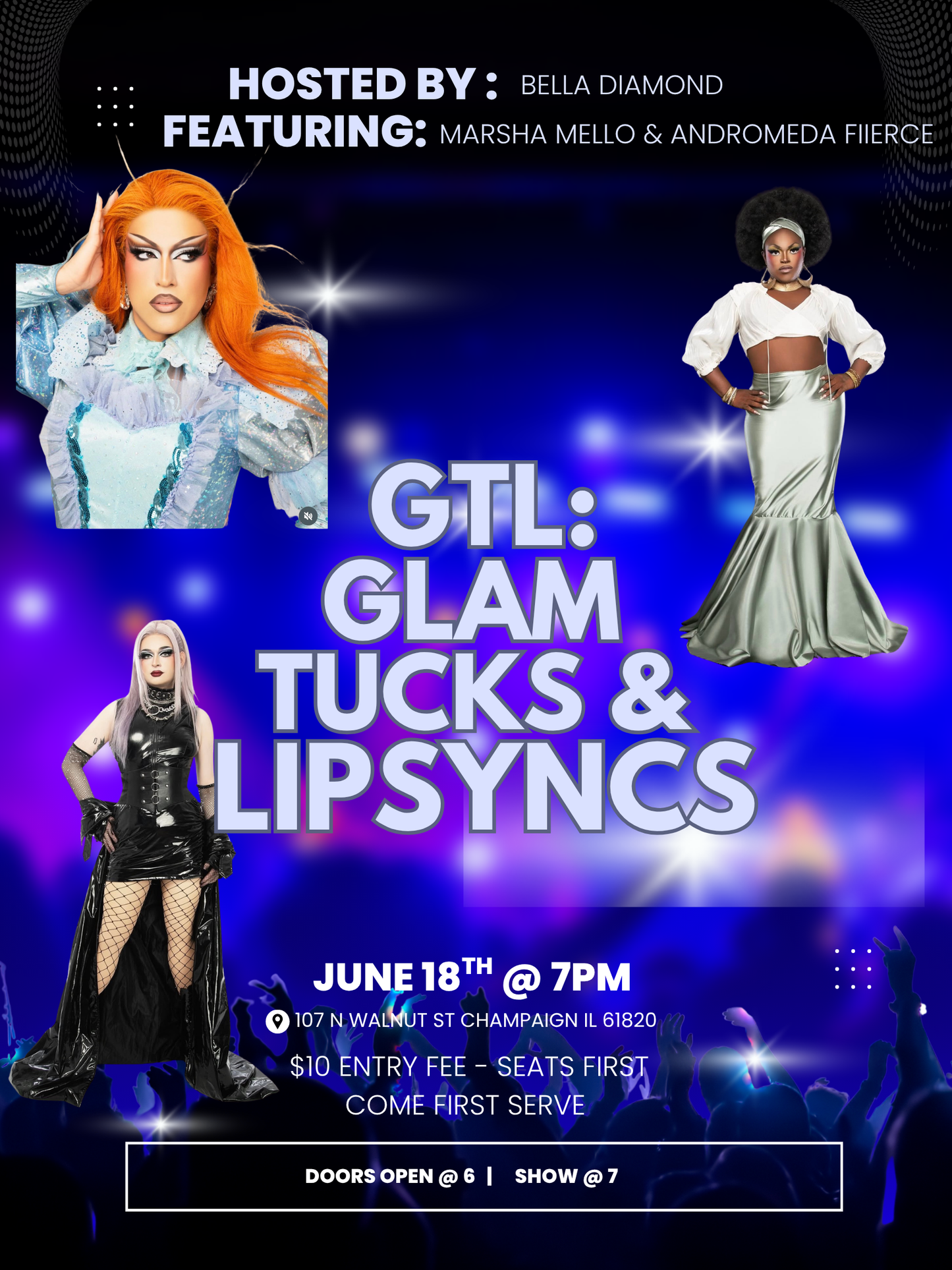 GTL: Glam, Tucks & Lipsyncs Drag Night